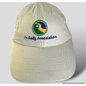 Honeybrook Golf Club Jr Junior Golf Association Khaki Adjustable Hat Cap Logo Pa